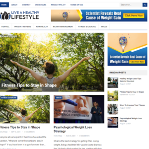 HEALTH NICHE BLOG WORDPRESS WEBSITE + FREE INSTALLATION HIGH QUALITY SEO