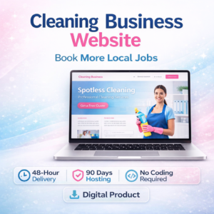 Cleaning Business Website – Live in 48 Hours | Hosting Included | Get Clients
