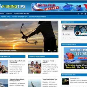 Fishing Tips Ready Made Blog Turnkey Niche Website Business for Sale