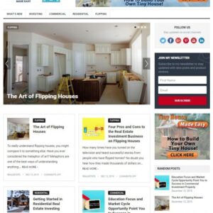 REAL ESTATE WORDPRESS THEME+FREE SETUP PRE-DESIGNED BANNERS AND ADS