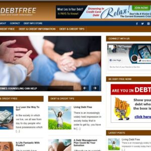 Debt Free Niche Website