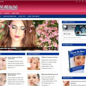 Acne Blog Turnkey Niche Website Business for Sale
